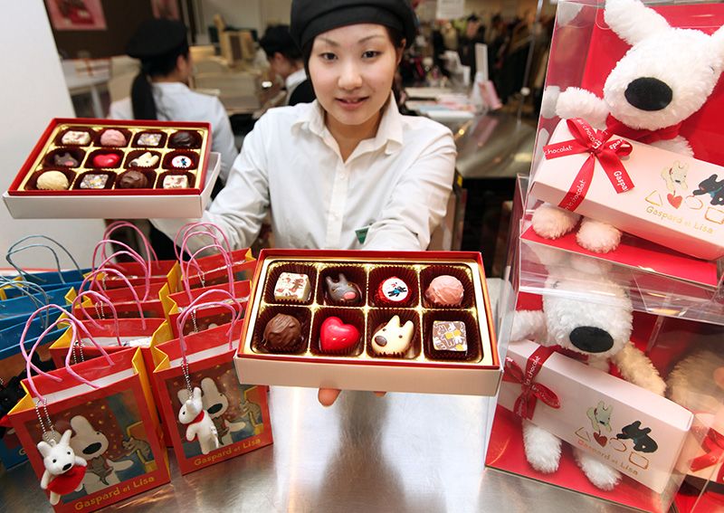 Куточок шоколадних подарунків в універмазі (© Jiji)