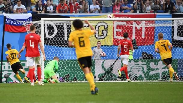 14 липня 2018, 20:42 Переглядів:   У поєдинку за третє місце чемпіонату світу голи Меньє і Азара принесли бронзу збірної Бельгії   Еден Азар поставив крапку в матчі на 82-й хвилині