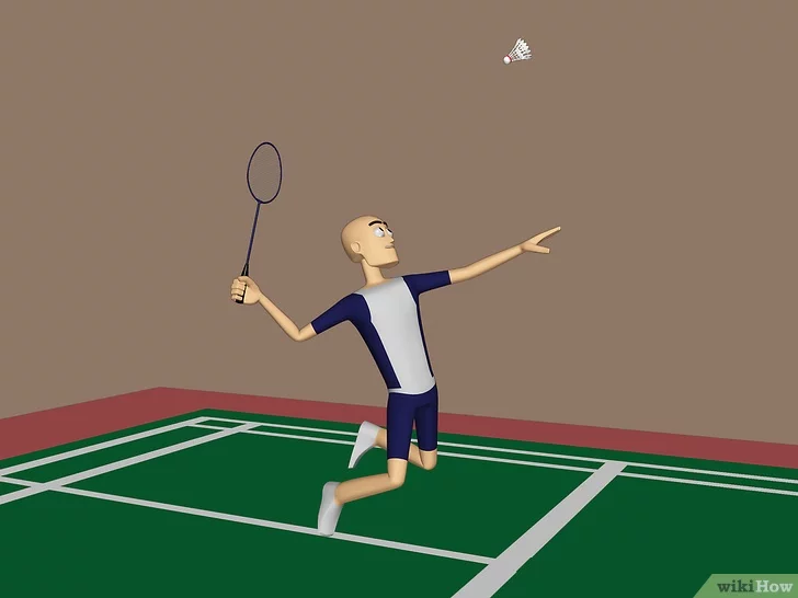 Б'ючи по воланчиків зверху вниз, дуже важливо зробити це з максимальною силою, а удар направити якомога далі від суперника або в нього самого - це стане для нього несподіванкою