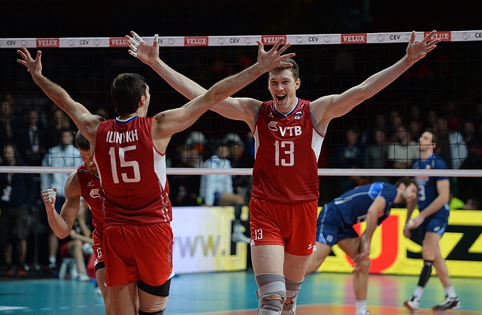 Чоловіча збірна Росії з волейболу вперше в своїй історії виграла чемпіонат Європи