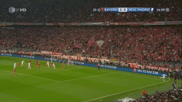 Спочатку Модріч виконав приголомшливу передачу на дальню штангу, де Серхіо Рамос головою відправив м'яч у кут воріт, зробивши рахунок за сумою двох зустрічей 0-2