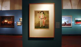 Пабло Пікассо, фото: Барбора Нємцова   «Це портрет сина Пікассо Поля в костюмі Арлекіна